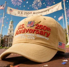 Unisex 2026 printed baseball cap anniversary celebration🎈Next Year Anniversary Khaki
