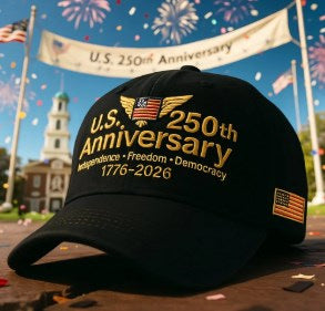 Unisex 2026 printed baseball cap anniversary celebration🎈Next Year Anniversary Black